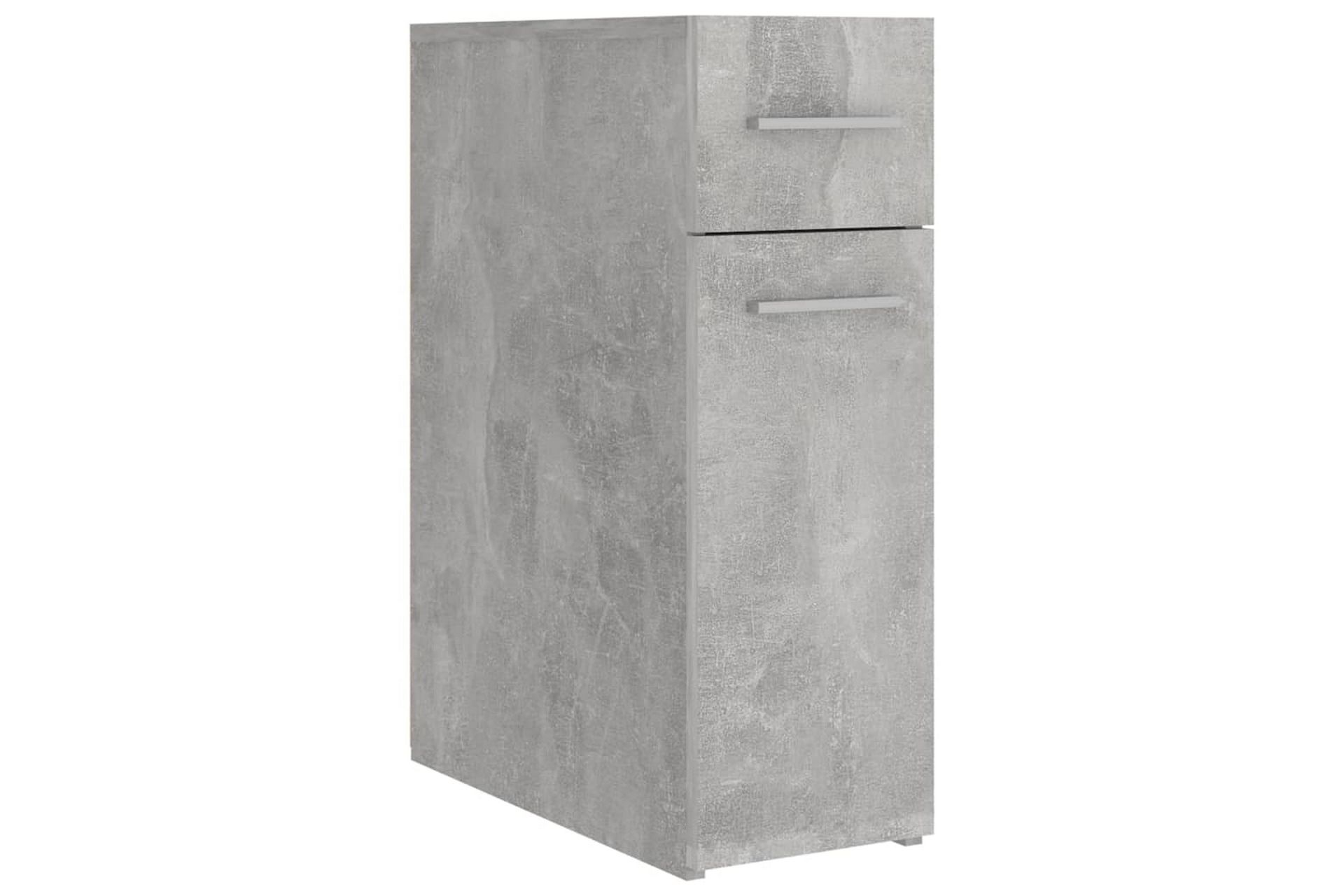 Apotekskap betonggrå 20x45,5x60 cm sponplater - Grå - Hus & oppussing - Kjøkken & bad - Baderom - Baderomsmøbler & baderomsinnredning - Veggskap & høyskap