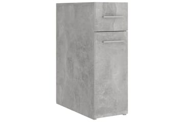 Apotekskap betonggrå 20x45,5x60 cm sponplater - Grå - Hus & oppussing - Kjøkken & bad - Baderom - Baderomsmøbler & baderomsinnredning - Veggskap & høyskap