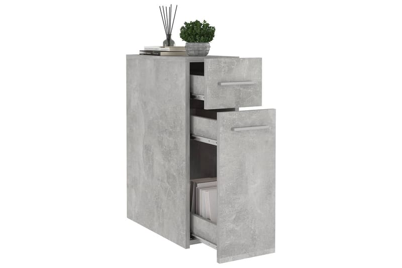 Apotekskap betonggrå 20x45,5x60 cm sponplater - Grå - Vaskeskap - Veggskap & høyskap - Baderomsskap