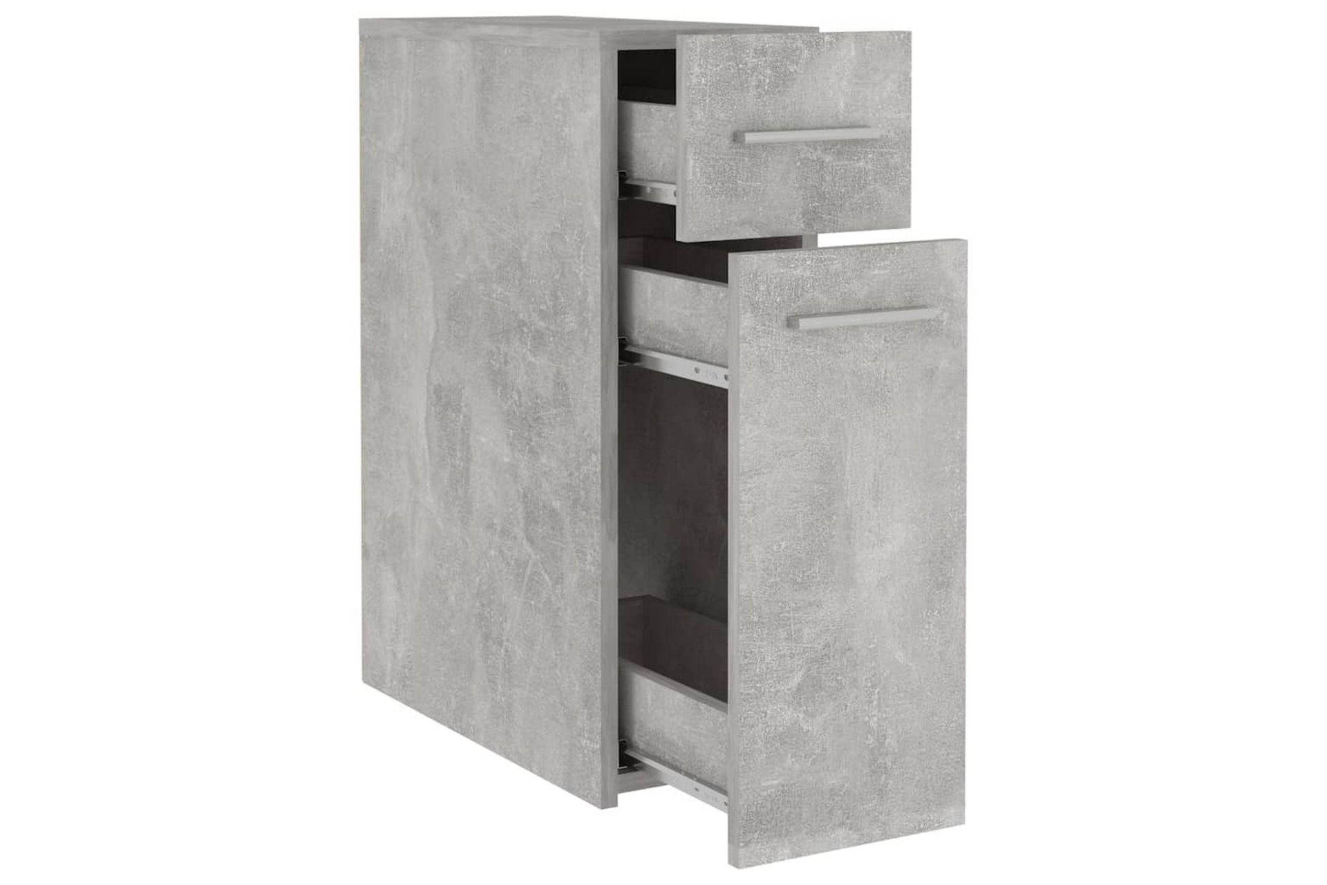 Apotekskap betonggrå 20x45,5x60 cm sponplater - Grå - Hus & oppussing - Kjøkken & bad - Baderom - Baderomsmøbler & baderomsinnredning - Veggskap & høyskap