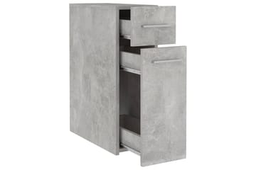 Apotekskap betonggrå 20x45,5x60 cm sponplater - Grå - Hus & oppussing - Kjøkken & bad - Baderom - Baderomsmøbler & baderomsinnredning - Veggskap & høyskap