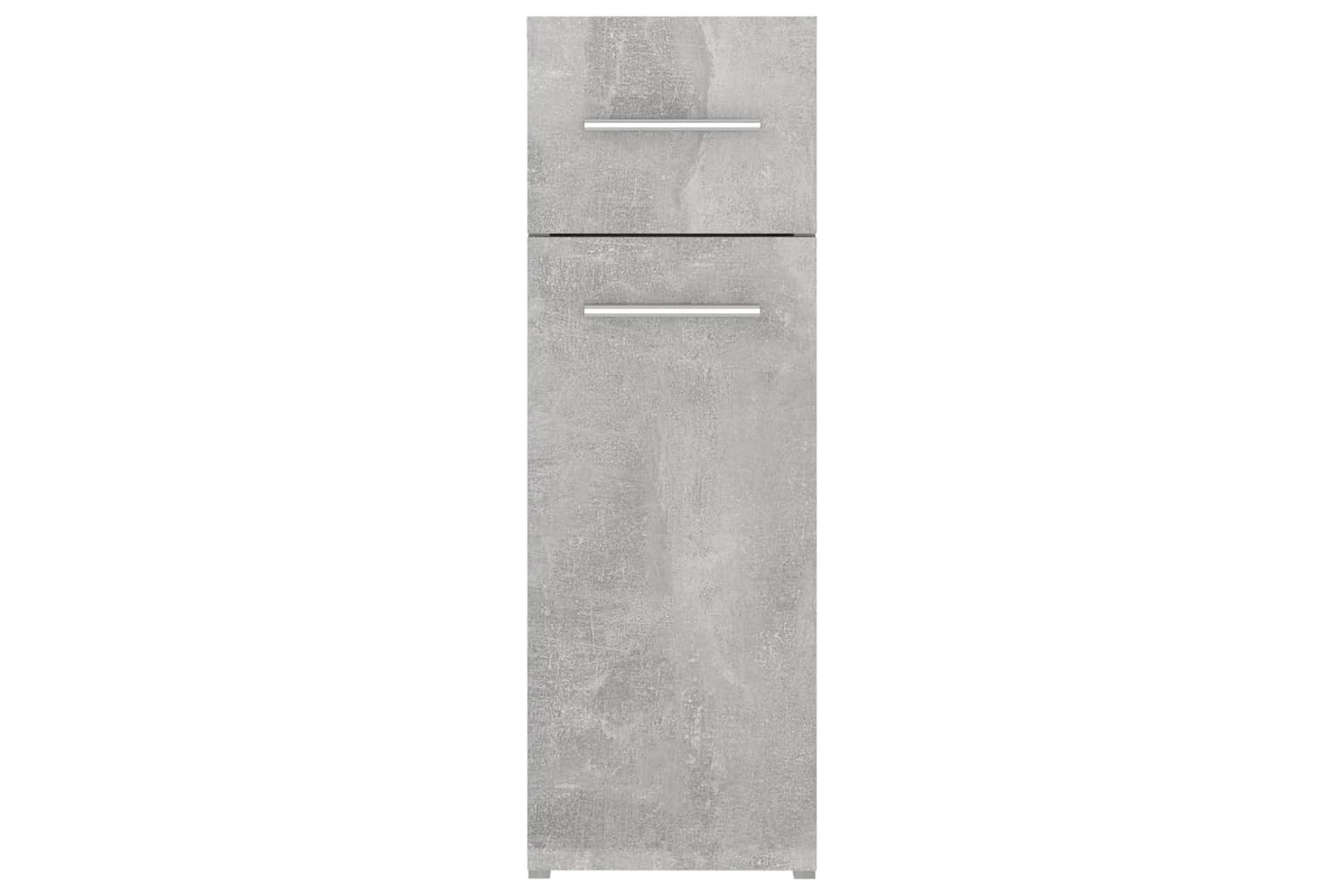 Apotekskap betonggrå 20x45,5x60 cm sponplater - Grå - Hus & oppussing - Kjøkken & bad - Baderom - Baderomsmøbler & baderomsinnredning - Veggskap & høyskap