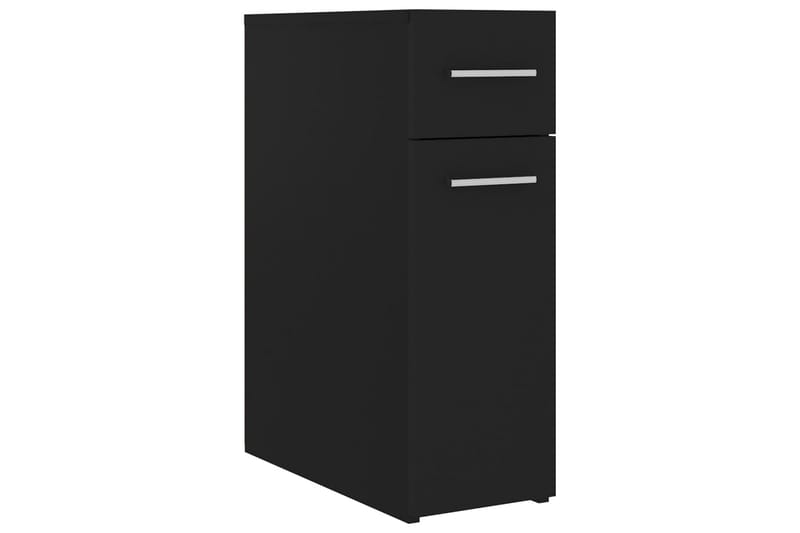 Apotekskap svart 20x45,5x60 cm sponplater - Svart - Hus & oppussing - Kjøkken & bad - Baderom - Baderomsmøbler & baderomsinnredning - Veggskap & høyskap