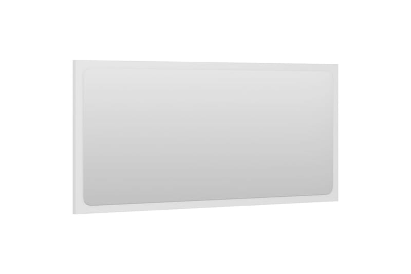 Baderomsmøbler 2 stk hvit sponplate - Hvit - Hus & oppussing - Kjøkken & bad - Baderom - Baderomsmøbler & baderomsinnredning - Veggskap & høyskap