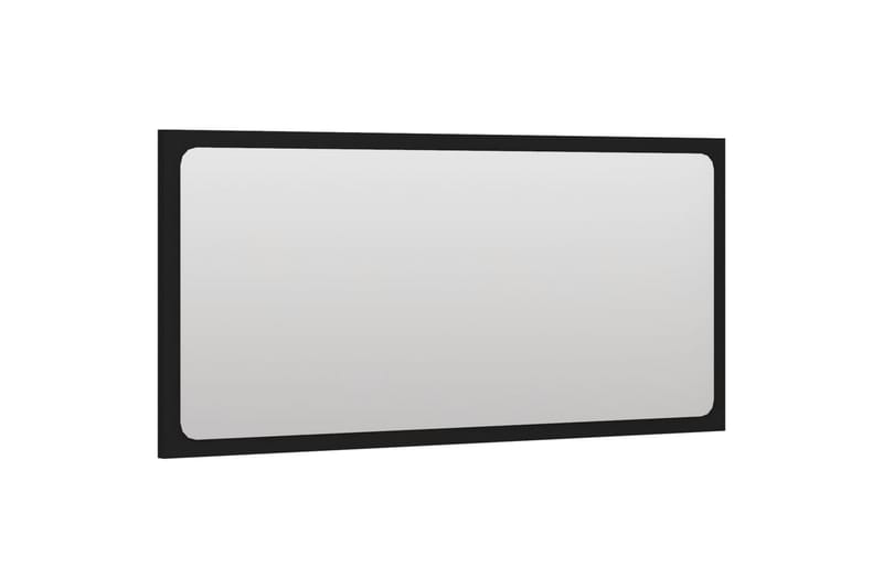 Baderomsmøbler 2 stk svart sponplate - Svart - Hus & oppussing - Kjøkken & bad - Baderom - Baderomsmøbler & baderomsinnredning - Veggskap & høyskap
