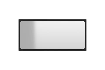 Baderomsmøbler 2 stk svart sponplate - Svart - Hus & oppussing - Kjøkken & bad - Baderom - Baderomsmøbler & baderomsinnredning - Veggskap & høyskap