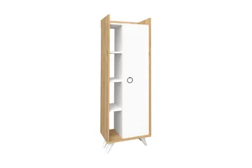 Multi Purpose Cabinet Eik|Hvit - Natur / Hvit - Hus & oppussing - Kjøkken & bad - Baderom - Baderomsmøbler & baderomsinnredning - Veggskap & høyskap