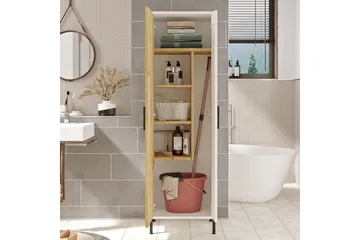 Rinorea Oppbevaringsskap 50,4x165 cm - Brun - Hus & oppussing - Kjøkken & bad - Baderom - Baderomsmøbler & baderomsinnredning - Veggskap & høyskap