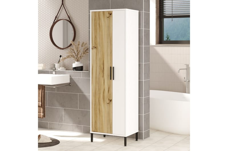 Rinorea Oppbevaringsskap 50,4x165 cm - Brun - Hus & oppussing - Kjøkken & bad - Baderom - Baderomsmøbler & baderomsinnredning - Veggskap & høyskap