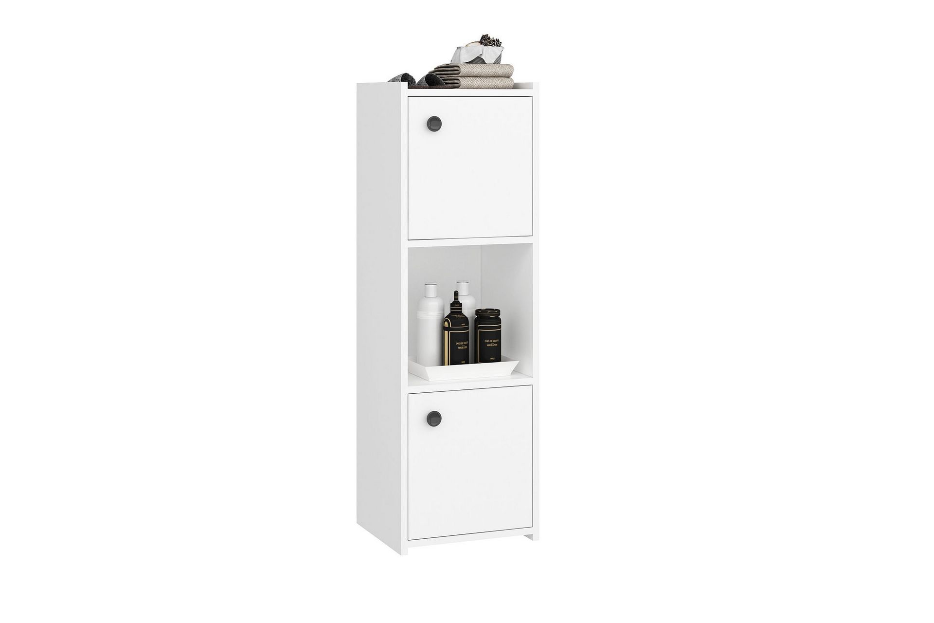 Saller Baderomsskap 35x39 cm - Hvit - Hus & oppussing - Kjøkken & bad - Baderom - Baderomsmøbler & baderomsinnredning - Veggskap & høyskap