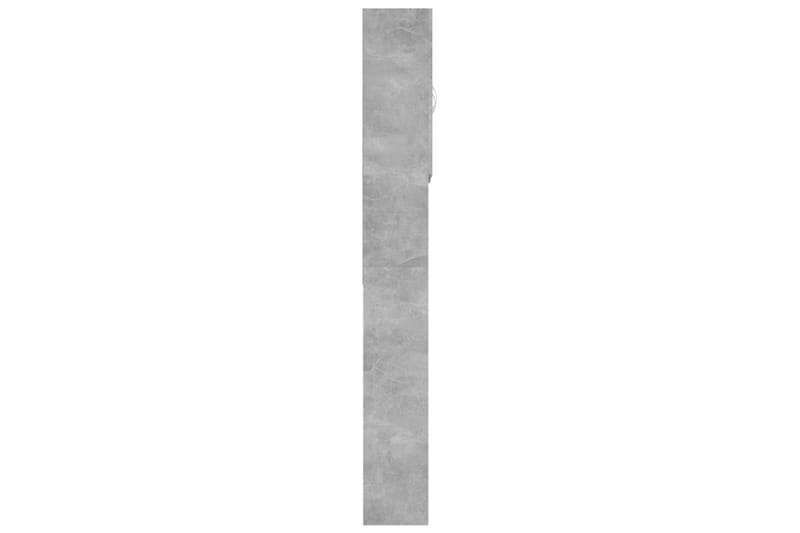 Vaskemaskinskap betonggrå 64x25,5x190 cm - Hus & oppussing - Kjøkken & bad - Baderom - Baderomsmøbler & baderomsinnredning - Veggskap & høyskap