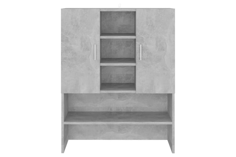 Vaskemaskinskap betonggrå 70,5x25,5x90 cm - Hus & oppussing - Kjøkken & bad - Baderom - Baderomsmøbler & baderomsinnredning - Veggskap & høyskap
