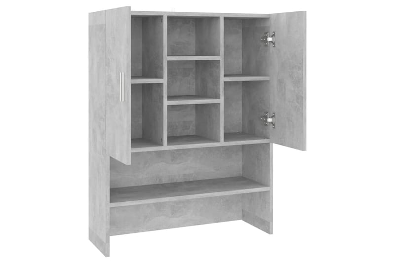 Vaskemaskinskap betonggrå 70,5x25,5x90 cm - Hus & oppussing - Kjøkken & bad - Baderom - Baderomsmøbler & baderomsinnredning - Veggskap & høyskap