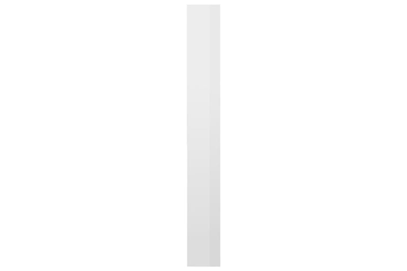 Vaskemaskinskap høyglans hvit 64x24x190 cm - Vaskeskap - Veggskap & høyskap - Baderomsskap