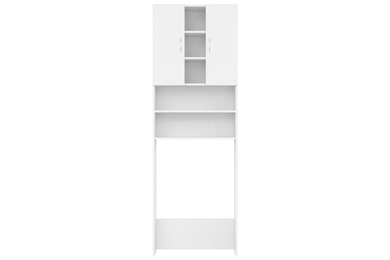 Vaskemaskinskap hvit 64x25,5x190 cm - Vaskeskap - Veggskap & høyskap - Baderomsskap