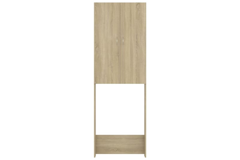 Vaskemaskinskap sonoma eik 64x25,5x190 cm - Hus & oppussing - Kjøkken & bad - Baderom - Baderomsmøbler & baderomsinnredning - Veggskap & høyskap