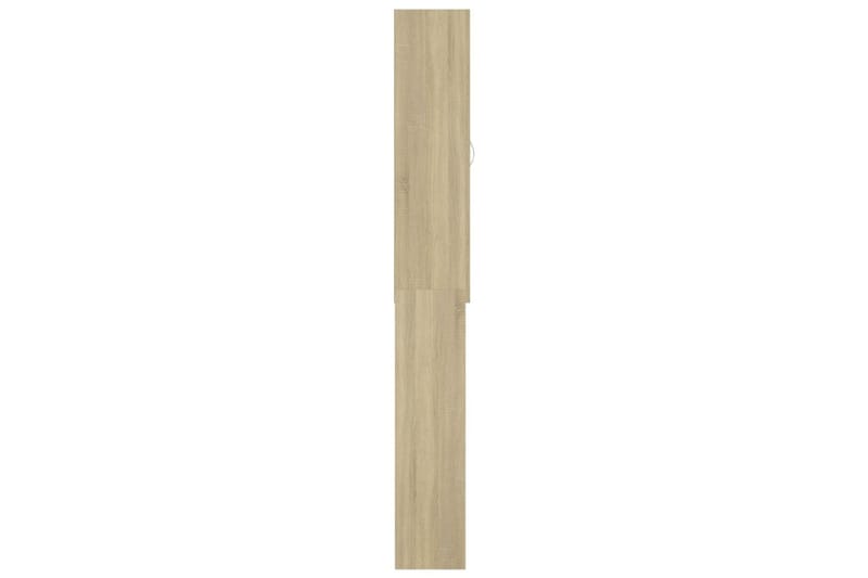 Vaskemaskinskap sonoma eik 64x25,5x190 cm - Hus & oppussing - Kjøkken & bad - Baderom - Baderomsmøbler & baderomsinnredning - Veggskap & høyskap
