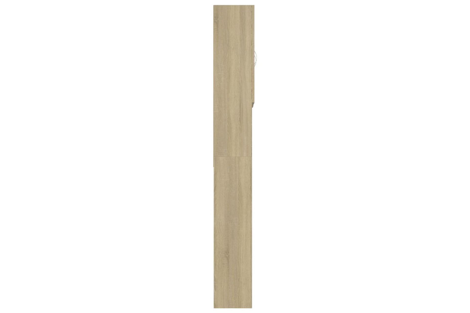 Vaskemaskinskap sonoma eik 64x25,5x190 cm - Hus & oppussing - Kjøkken & bad - Baderom - Baderomsmøbler & baderomsinnredning - Veggskap & høyskap