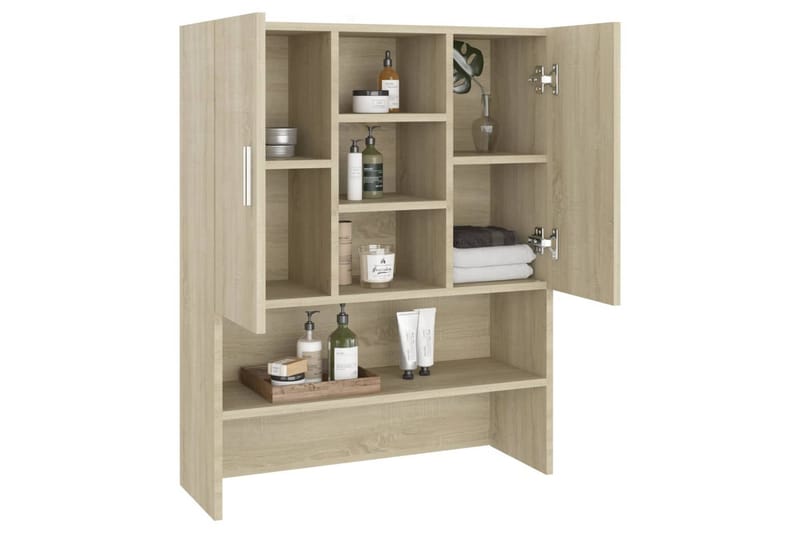 Vaskemaskinskap sonoma eik 70,5x25,5x90 cm - Hus & oppussing - Kjøkken & bad - Baderom - Baderomsmøbler & baderomsinnredning - Veggskap & høyskap