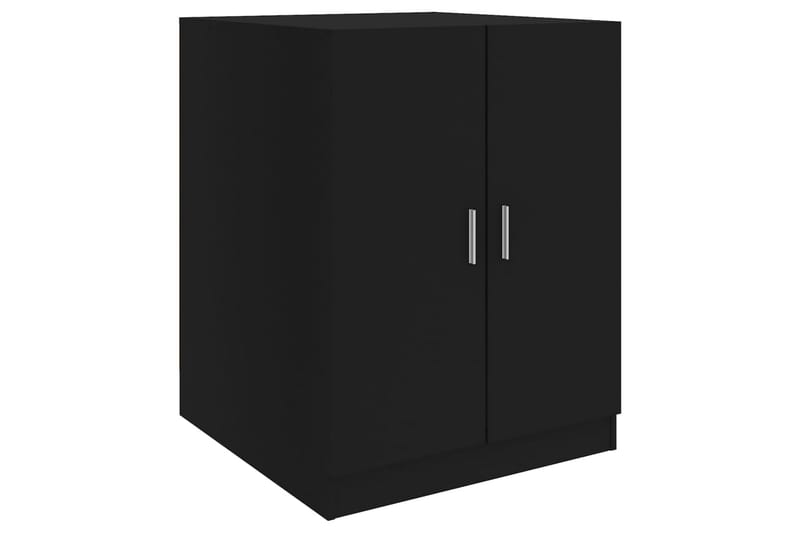 Vaskemaskinskap svart 71x71,5x91,5 cm - Hus & oppussing - Kjøkken & bad - Baderom - Baderomsmøbler & baderomsinnredning - Veggskap & høyskap