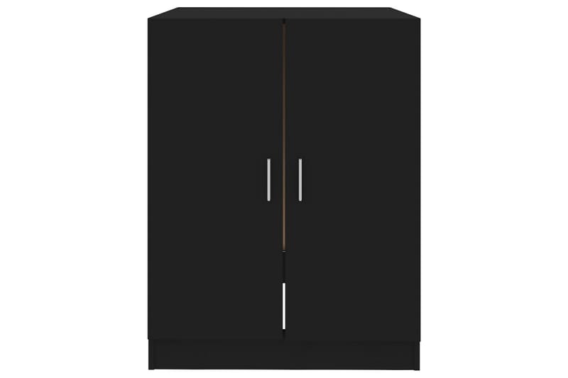 Vaskemaskinskap svart 71x71,5x91,5 cm - Hus & oppussing - Kjøkken & bad - Baderom - Baderomsmøbler & baderomsinnredning - Veggskap & høyskap