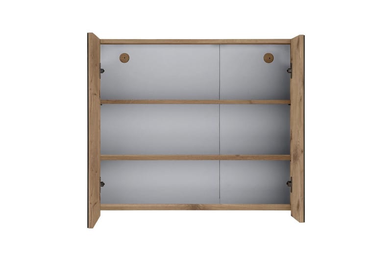 Veggskap med speil Loft24 Wisla veggskap med speil 80x70 cm - Hus & oppussing - Kjøkken & bad - Baderom - Baderomsmøbler & baderomsinnredning - Speilskap