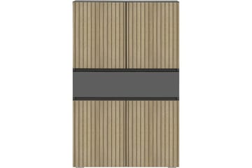Wisla Høyskap til Bad 130x76x35 cm - Grå - Hus & oppussing - Kjøkken & bad - Baderom - Baderomsmøbler & baderomsinnredning - Baderomsskap