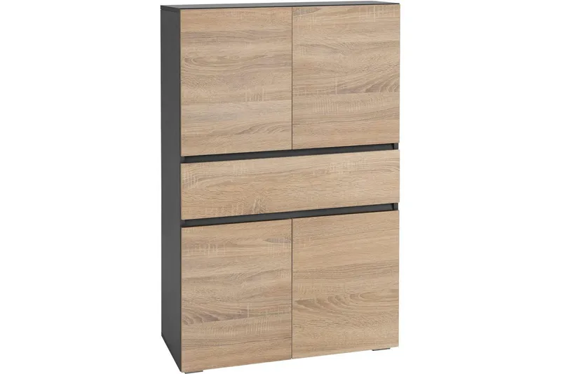 Wisla Høyskap til Bad 130x76x35 cm, Grå