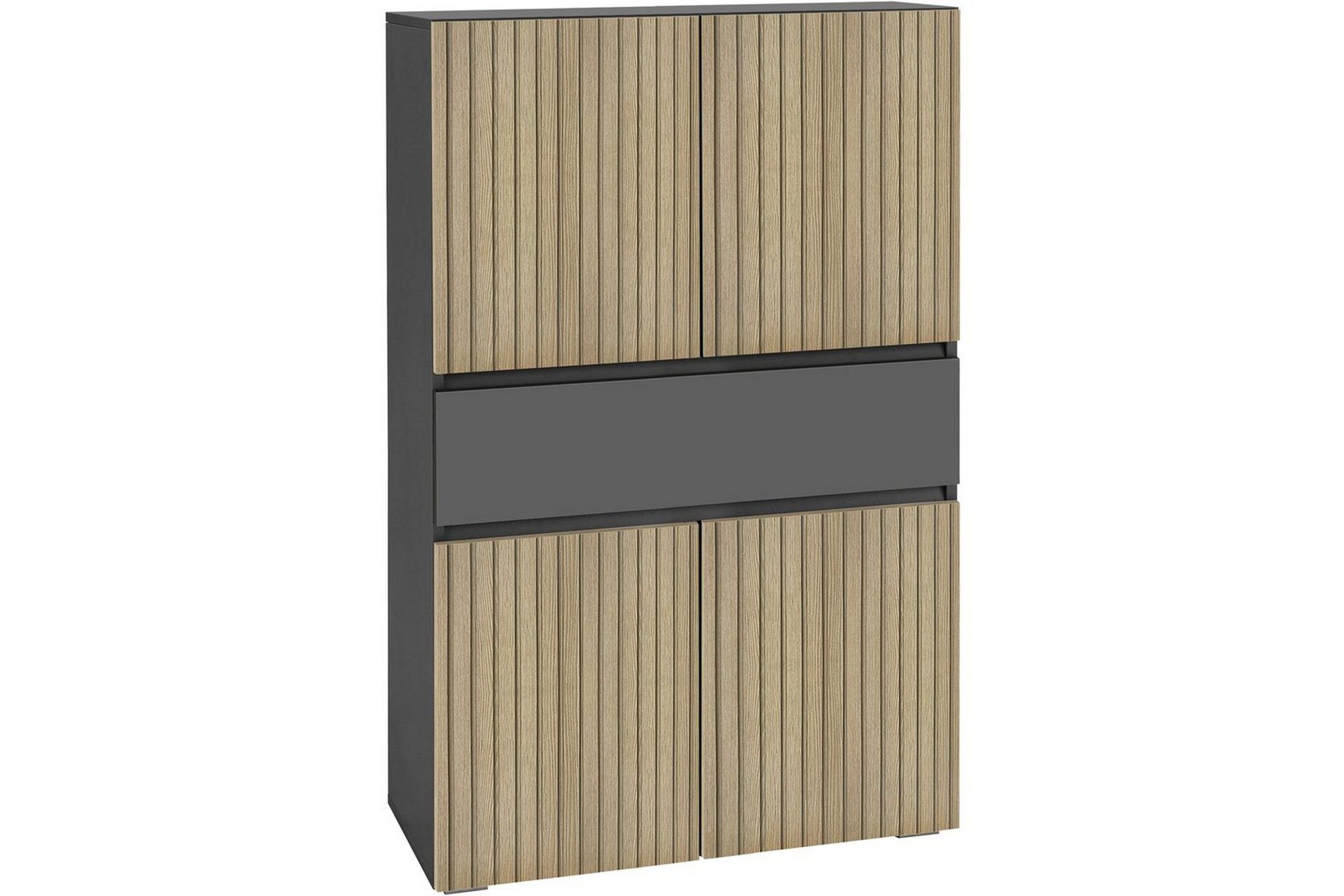 Wisla Høyskap til Bad 130x76x35 cm - Grå