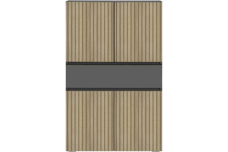 Wisla Høyskap til Bad 130x76x35 cm - Grå - Hus & oppussing - Kjøkken & bad - Baderom - Baderomsmøbler & baderomsinnredning - Baderomsskap