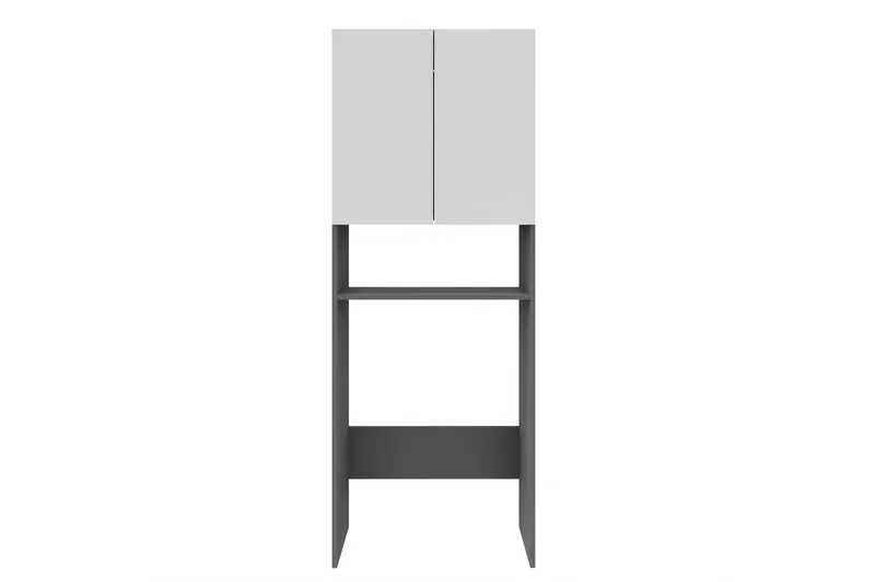 Wisla Høyskap til Bad 180x68x37 cm - Hvit - Hus & oppussing - Kjøkken & bad - Baderom - Baderomsmøbler & baderomsinnredning - Baderomsskap