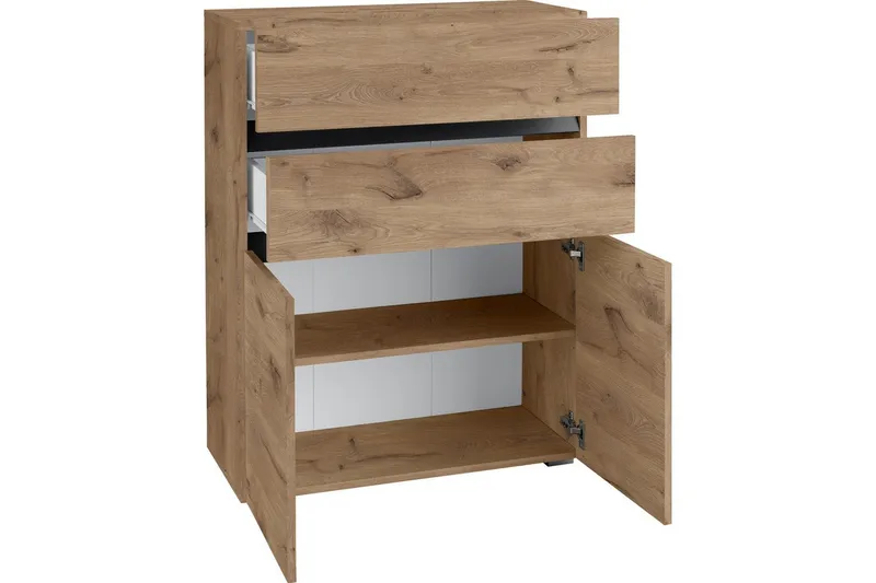 Wisla Høyskap til Bad 98x76x35 cm - Natur - Hus & oppussing - Kjøkken & bad - Baderom - Baderomsmøbler & baderomsinnredning - Baderomsskap