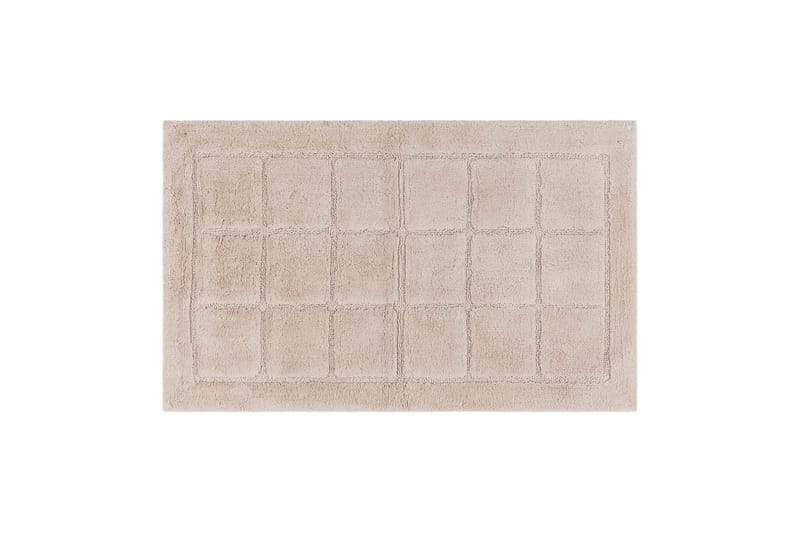 Baderomsmatte Kvadrat - 50x80 cm, Nature - Tekstiler - Tepper & Matter - Baderomsmatte