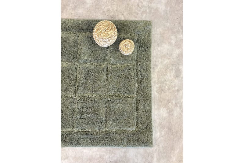 Baderomsmatte Kvadrat - 50x80 cm, Smaragdgrønn - Hus & oppussing - Kjøkken & bad - Baderom - Baderomstilbehør