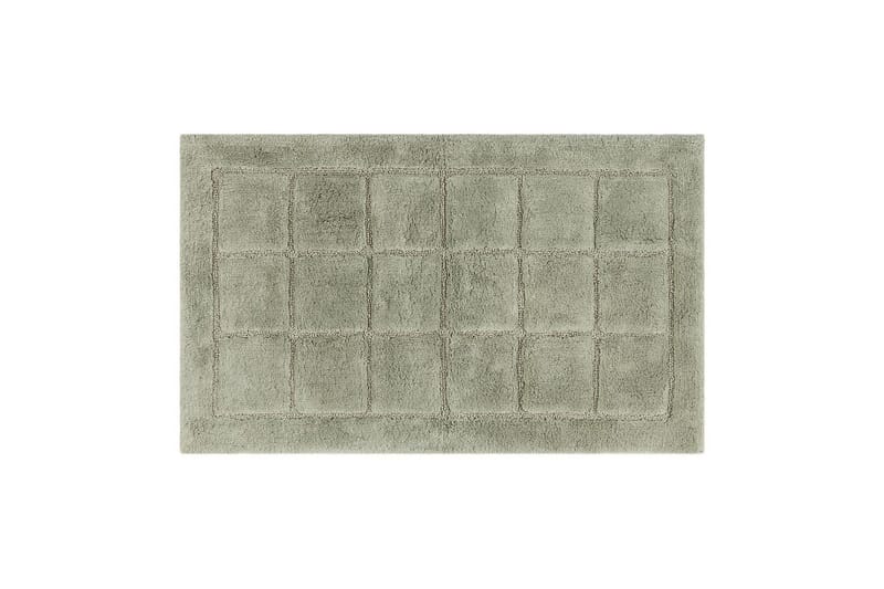 Baderomsmatte Kvadrat - 70x120 cm, Lysegrønn - Hus & oppussing - Kjøkken & bad - Baderom - Baderomstilbehør