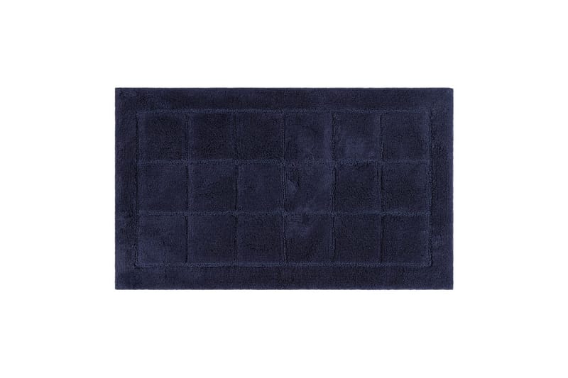 Baderomsmatte Kvadrat - 70x120 cm, Marineblå - Hus & oppussing - Kjøkken & bad - Baderom - Baderomstilbehør