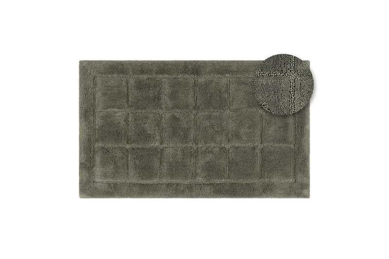 Baderomsmatte Kvadrat - 70x120 cm, Smaragdgrønn - Hus & oppussing - Kjøkken & bad - Baderom - Baderomstilbehør