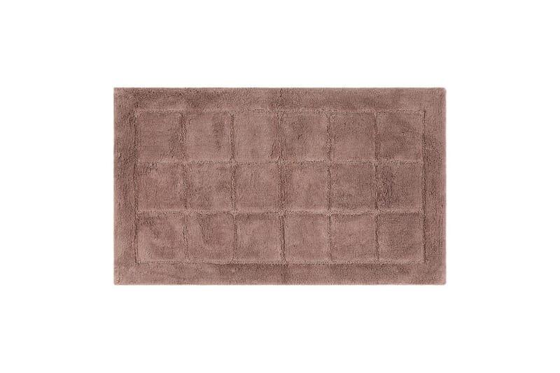 Baderomsmatte Kvadrat - 70x120 cm, Støvete Rosa - Hus & oppussing - Kjøkken & bad - Baderom - Baderomstilbehør