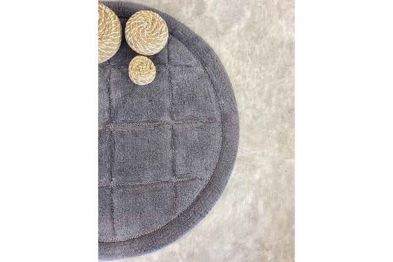 Baderomsmatte Kvadrat - 80x80 cm, Grå - Hus & oppussing - Kjøkken & bad - Baderom - Baderomstilbehør