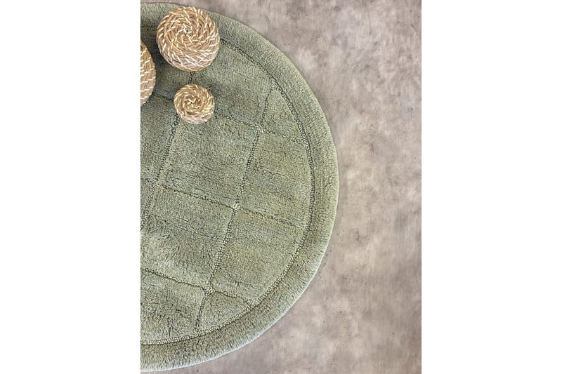 Baderomsmatte Kvadrat - 80x80 cm, Lysegrønn - Hus & oppussing - Kjøkken & bad - Baderom - Baderomstilbehør