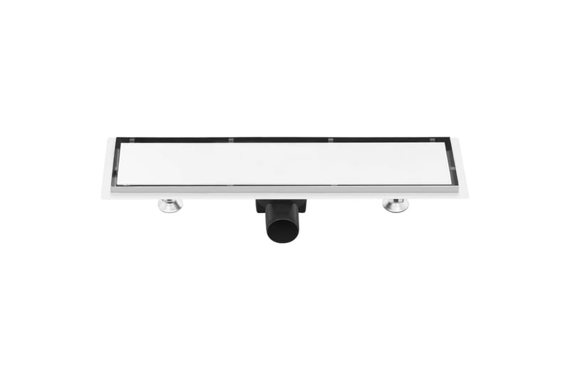 Dusjavløp med 2-i-1 sluk 53x14 cm rustfritt stål - Hus & oppussing - Bygg - Vann & avløp - Innendørs avløp
