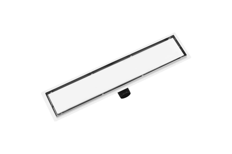 Dusjavløp med 2-i-1 sluk 63x14 cm rustfritt stål - Hus & oppussing - Bygg - Vann & avløp - Innendørs avløp