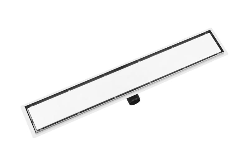 Dusjavløp med 2-i-1 sluk 83x14 cm rustfritt stål - Hus & oppussing - Bygg - Vann & avløp - Innendørs avløp