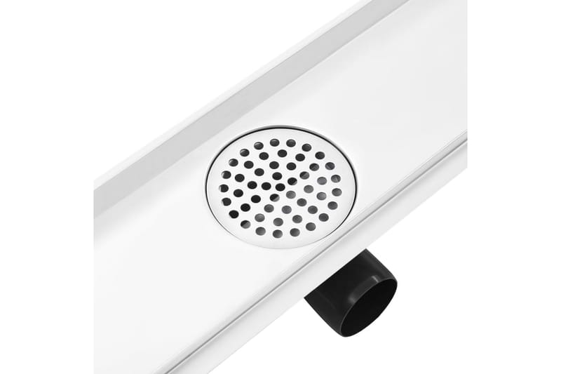 Dusjavløp med 2-i-1 sluk 93x14 cm rustfritt stål - Hus & oppussing - Bygg - Vann & avløp - Innendørs avløp