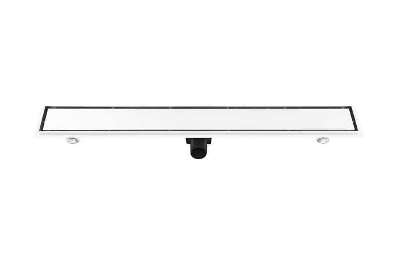 Dusjavløp med 2-i-1 sluk 93x14 cm rustfritt stål - Hus & oppussing - Bygg - Vann & avløp - Innendørs avløp