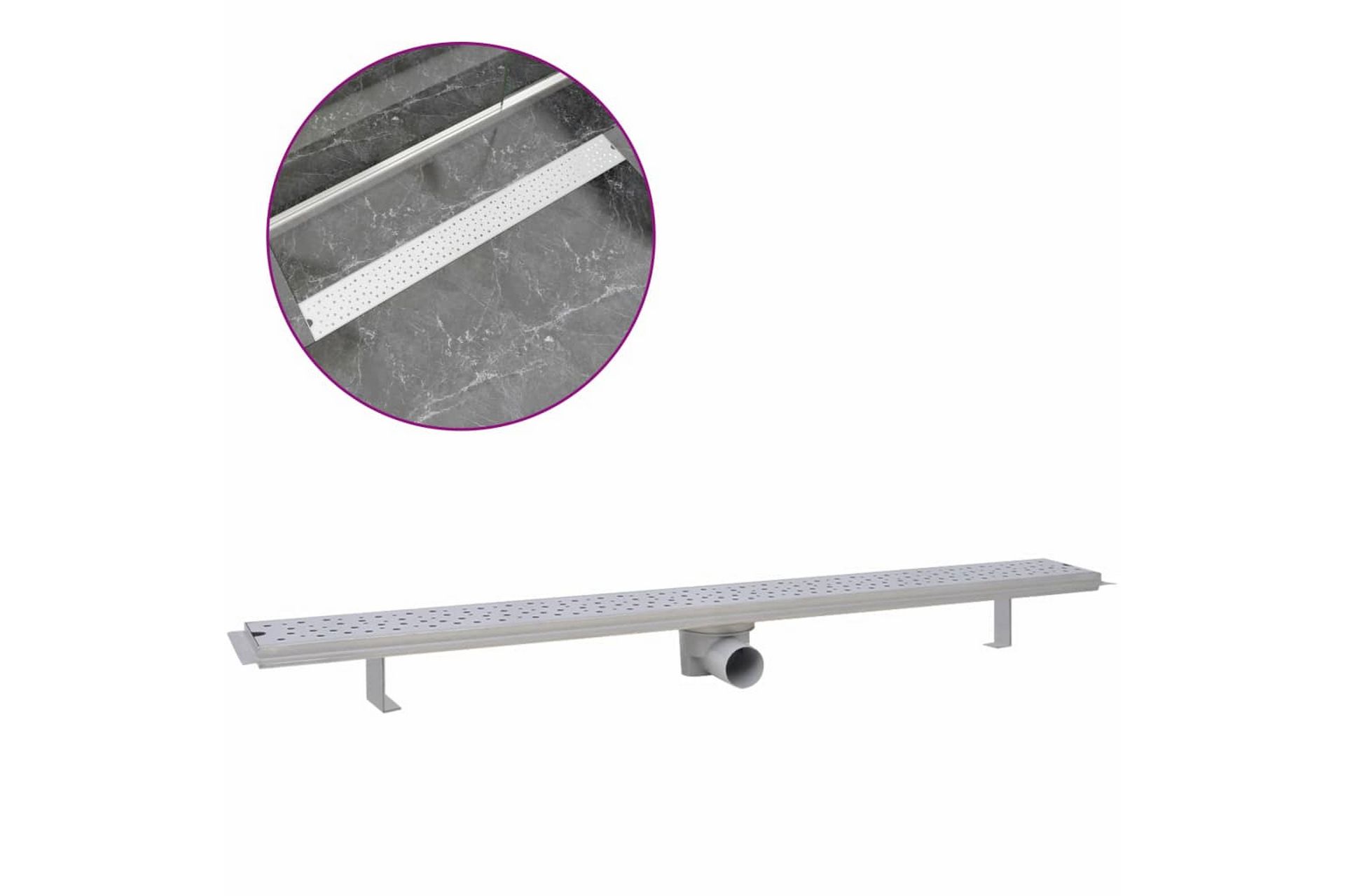 Liner Dusjavløp Boble 1030x140 mm Rustfritt stål - Hus & oppussing - Bygg - Vann & avløp - Innendørs avløp