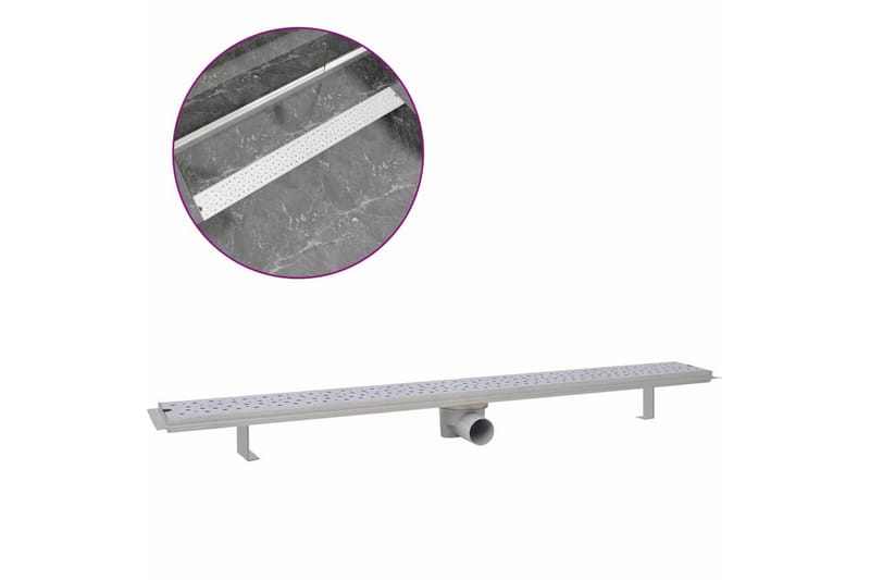 Liner Dusjavløp Boble 1030x140 mm Rustfritt stål - Hus & oppussing - Bygg - Vann & avløp - Innendørs avløp
