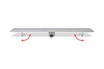 Liner Dusjavløp Boble 1030x140 mm Rustfritt stål - Hus & oppussing - Bygg - Vann & avløp - Innendørs avløp