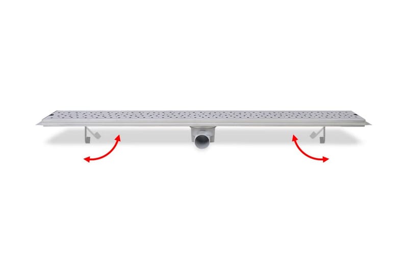 Liner Dusjavløp Boble 1030x140 mm Rustfritt stål - Hus & oppussing - Bygg - Vann & avløp - Innendørs avløp