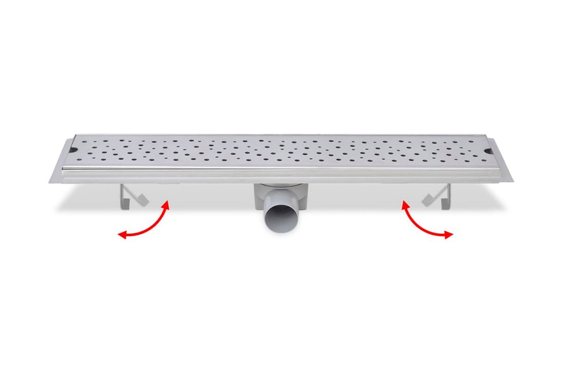 Liner Dusjavløp Boble 630x140 mm Rustfritt stål - Hus & oppussing - Bygg - Vann & avløp - Innendørs avløp